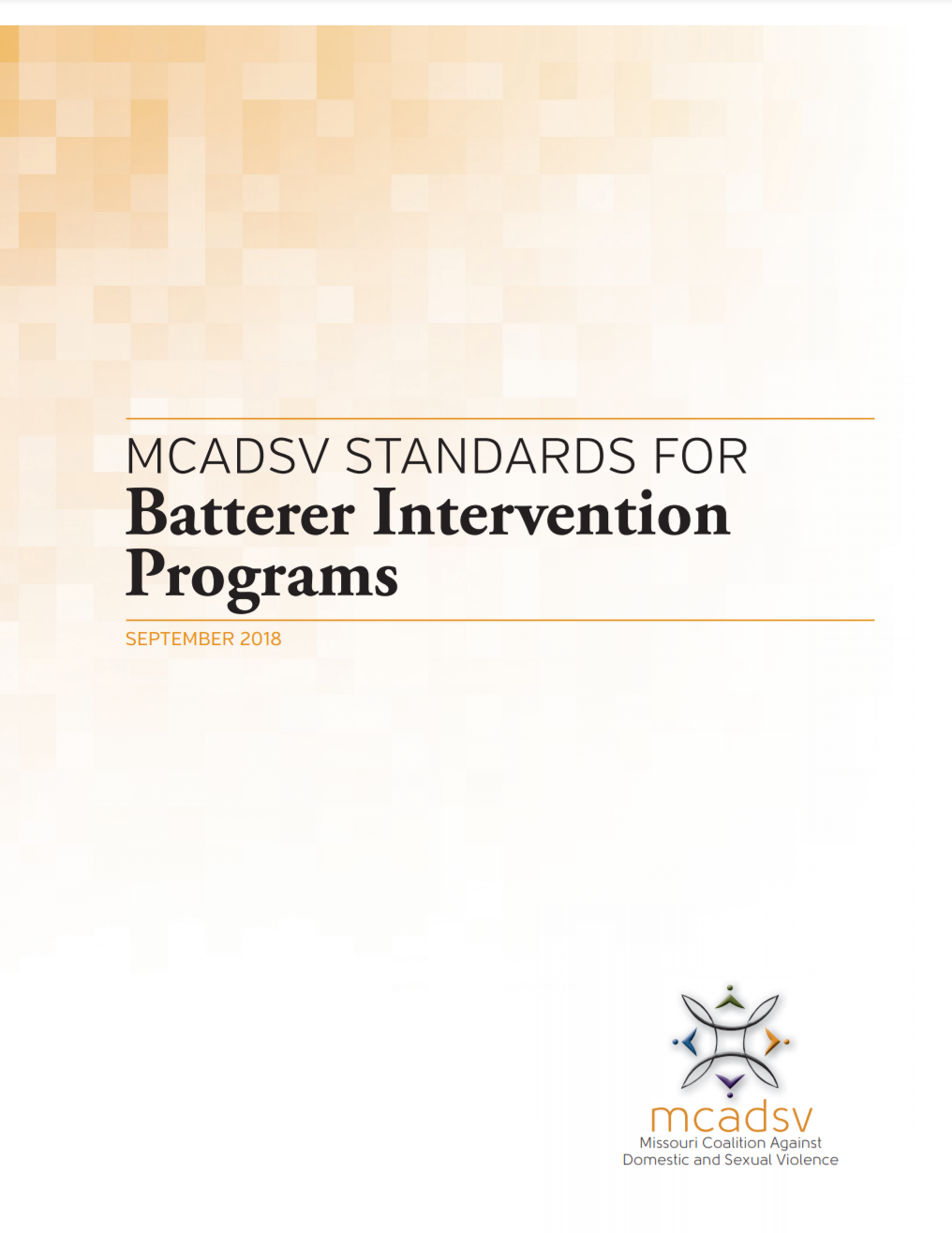 3.3.14 Standards and Guidelines for Batterer Intervention Programs