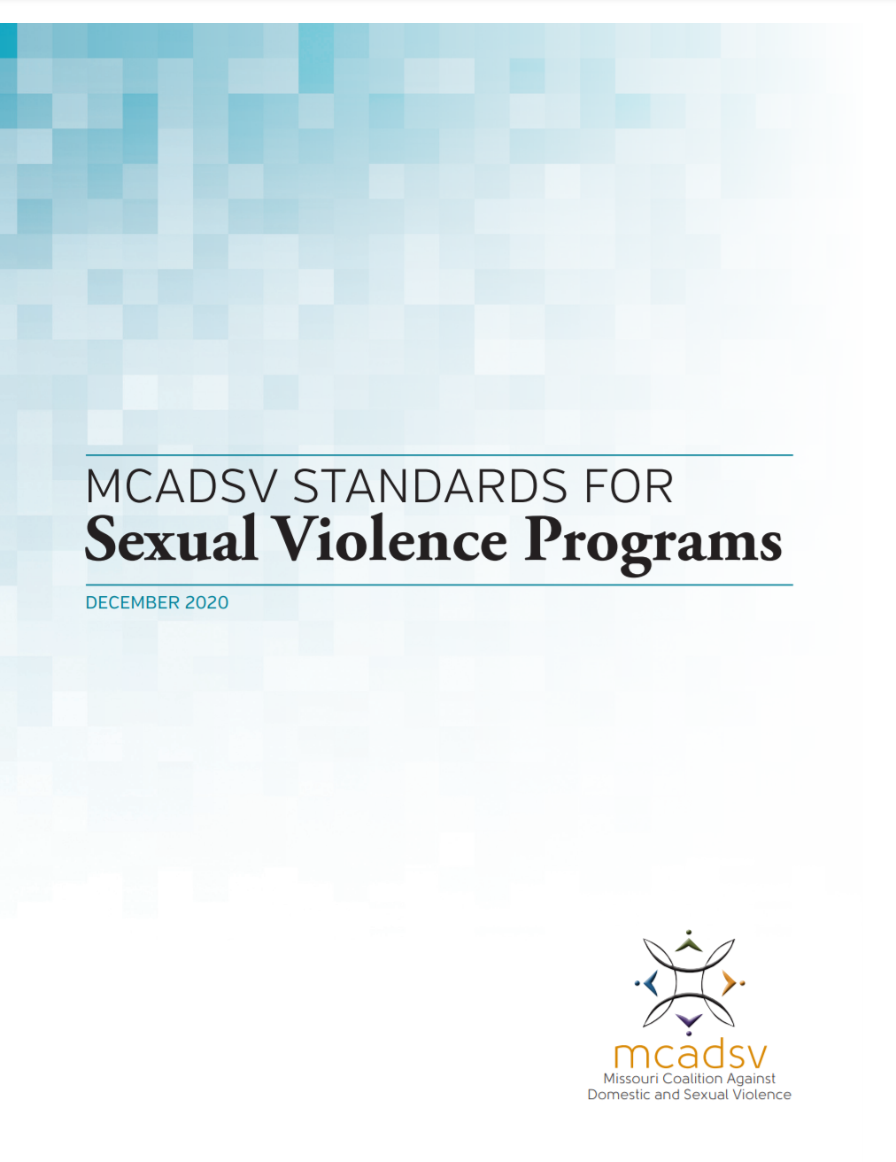 Standards for Sexual Violence Programs Publication