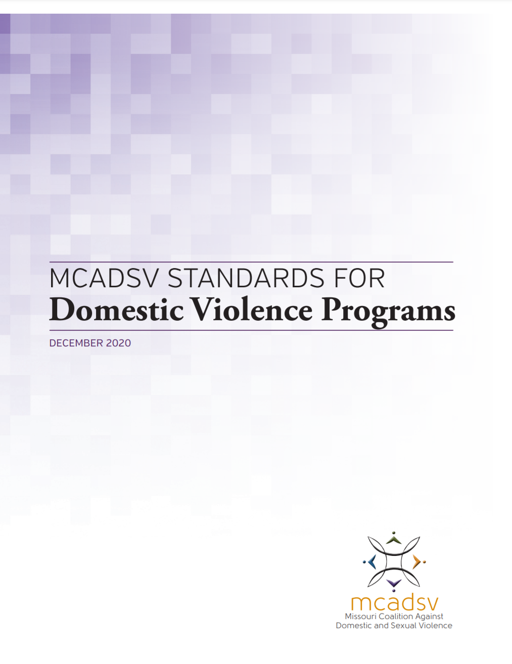 Standards for Domestic Violence Programs