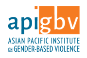 The Asian Pacific Institute on Gender-Based Violence Logo