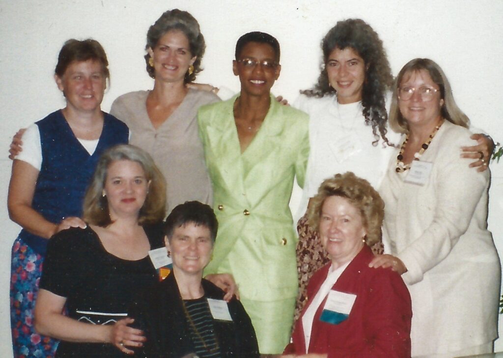 Colleen posed with the 1994 NNEDV Board of Directors