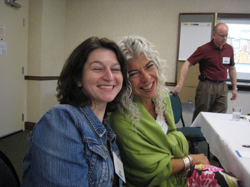 Colleen Coble and Jennifer Carter Dochler posed