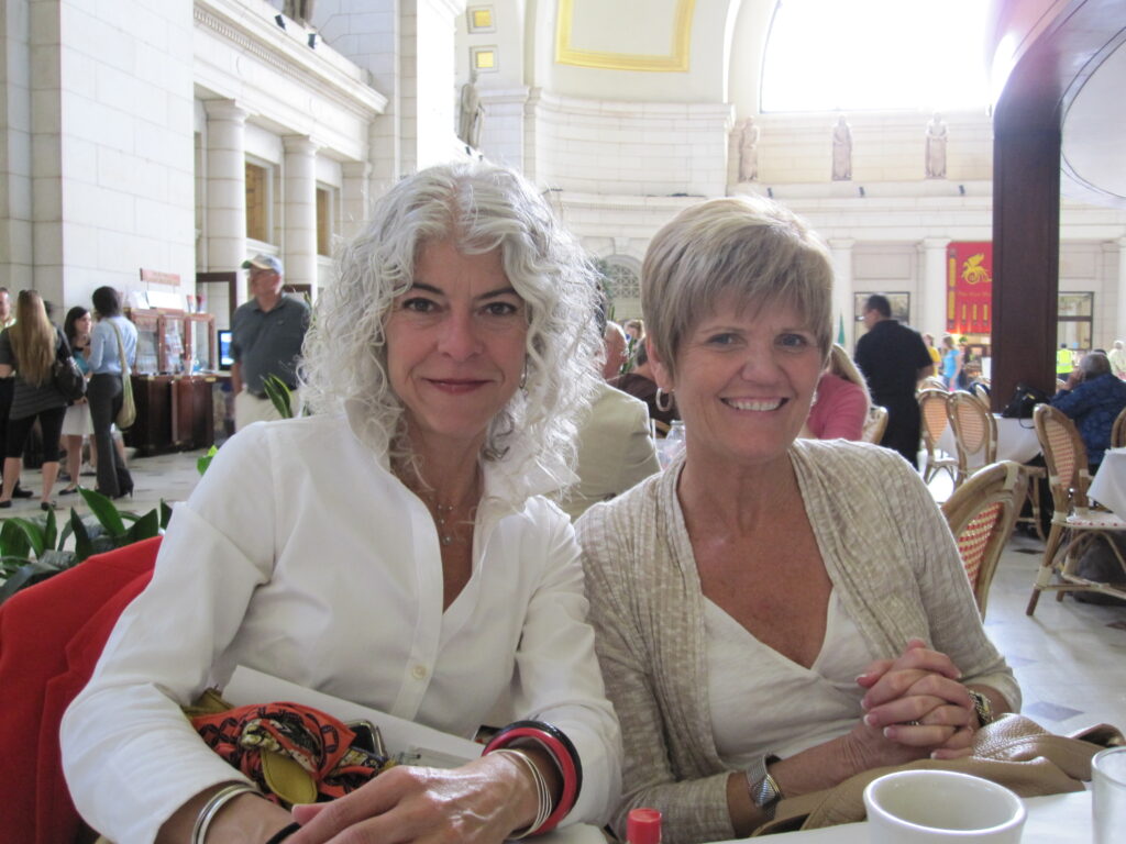Colleen Coble and Coworker posed