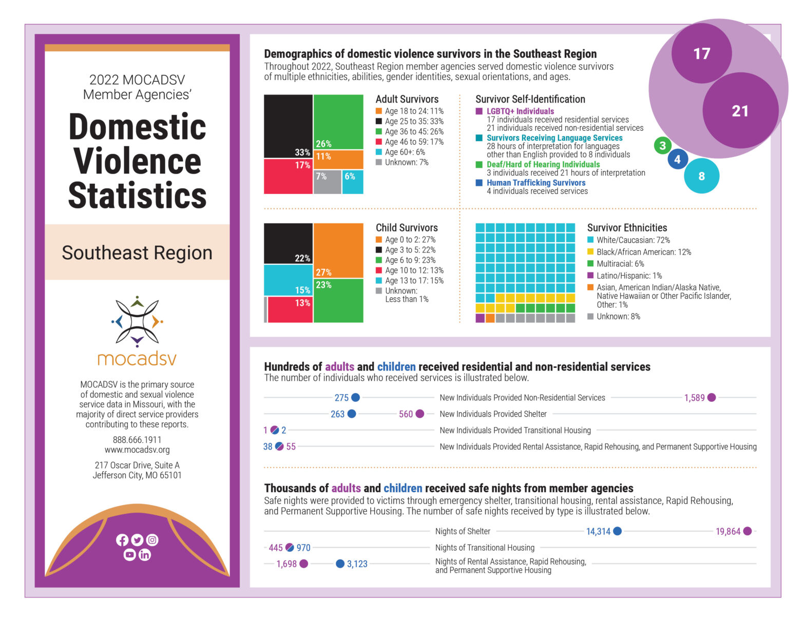 Southeast Domestic violence Statistics
