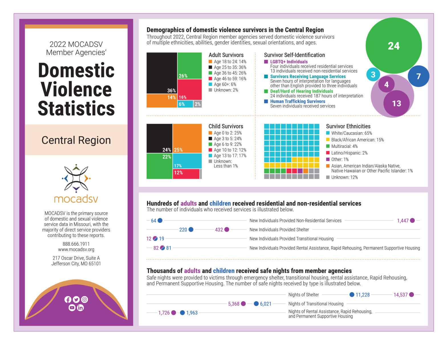 Central DV Statistics