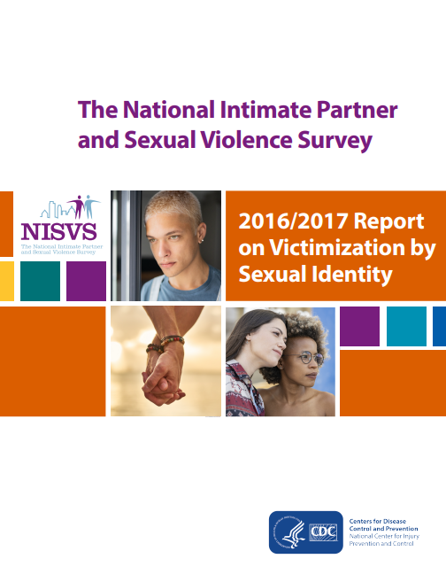 Cover for NIPSVS 2016/2017 report on victimization by sexual identity.