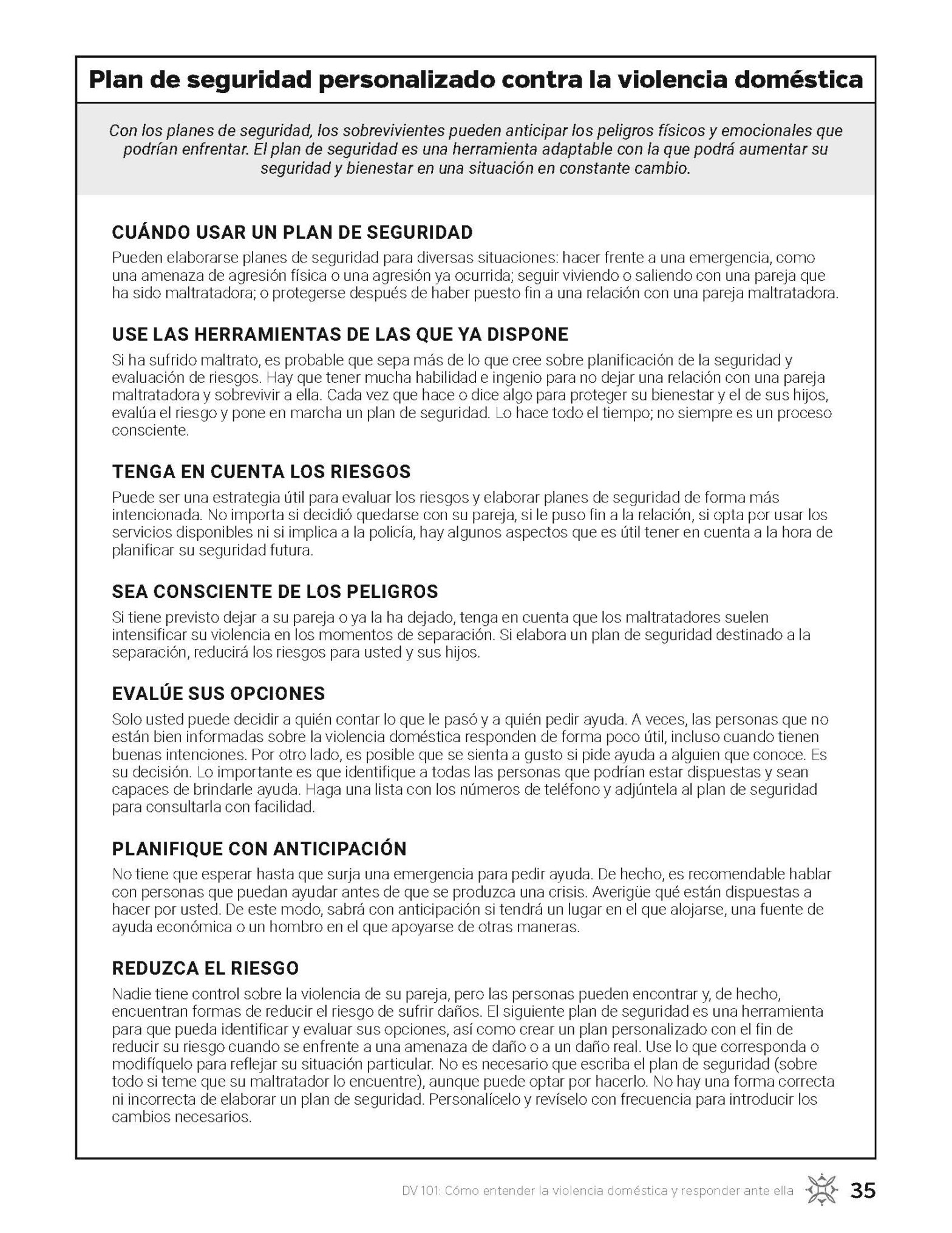 Spanish Safety Plan thumbnail