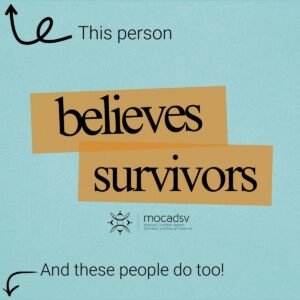 This person believes survivors. And these people do too